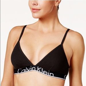 calvin klein triangle bralette